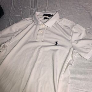 White polo shirt